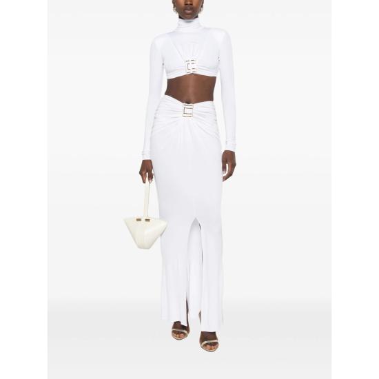 26FW 엘리자베타프랜치 롱 원피스 GO25167E2 360 WHITE - ELISABETTA FRANCHI