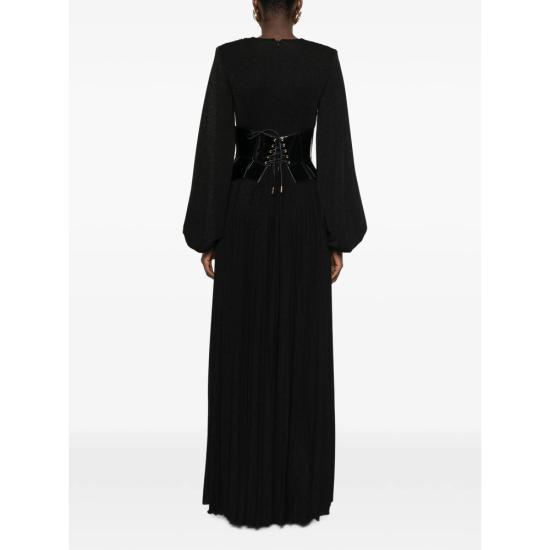 26FW 엘리자베타프랜치 롱 원피스 ABR1566E2 110 BLACK - ELISABETTA FRANCHI