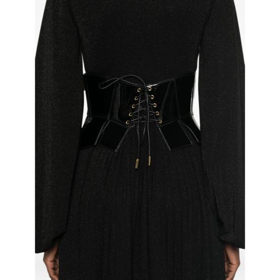 26FW 엘리자베타프랜치 롱 원피스 ABR1566E2 110 BLACK - ELISABETTA FRANCHI