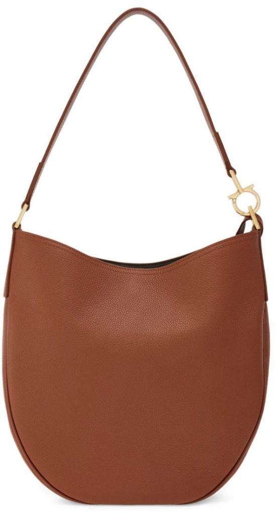 26FW 살바토레 페라가모 미디엄 호보백 21A170785031006 BROWN - SALVATORE FERRAGAMO