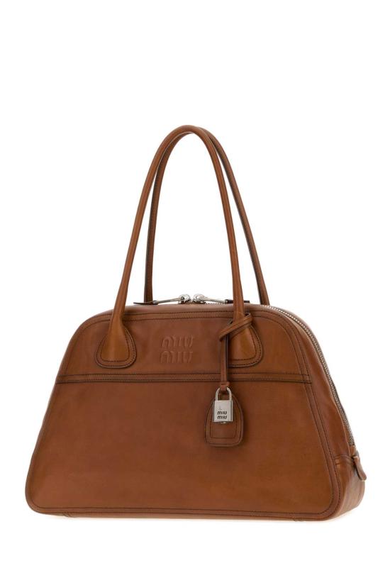 26FW 미우미우 토트백 5BB1962IER F0046 Camel - MIU MIU