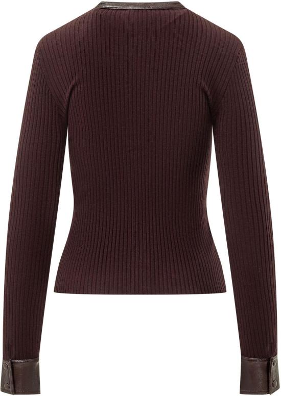 26FW 쿠레쥬 니트웨어 326MGI056FI00014010 MAROON - COURREGES