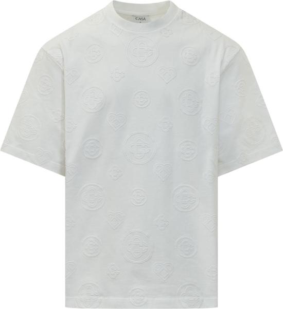 26FW 카사블랑카 탑 MAW26JTS04402 WHITE