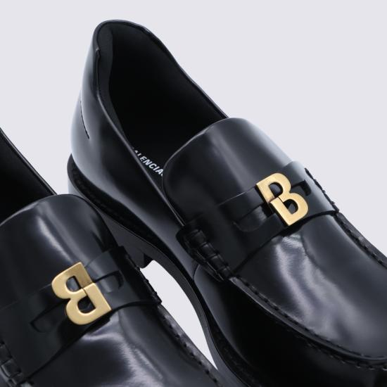 26FW 발렌시아가 로퍼 876333 WBEC11087 BLACK GOLD - BALENCIAGA