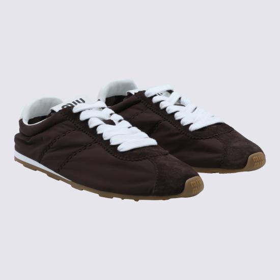 26FW 미우미우 플룸 블리치 스니커즈 5E114EFD005 D7CF0038 BRUCIATO - MIU MIU