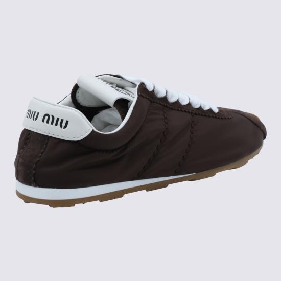 26FW 미우미우 플룸 블리치 스니커즈 5E114EFD005 D7CF0038 BRUCIATO - MIU MIU