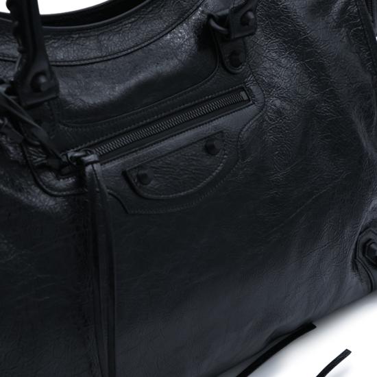 26FW 발렌시아가 르 시티 백 라지 865765 2ACME1000 BLACK - BALENCIAGA