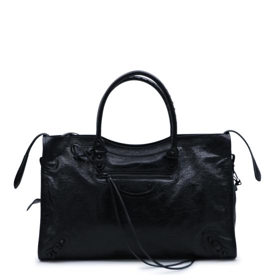 26FW 발렌시아가 르 시티 백 라지 865765 2ACME1000 BLACK