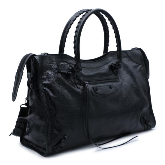 26FW 발렌시아가 르 시티 백 라지 865765 2ACME1000 BLACK - BALENCIAGA