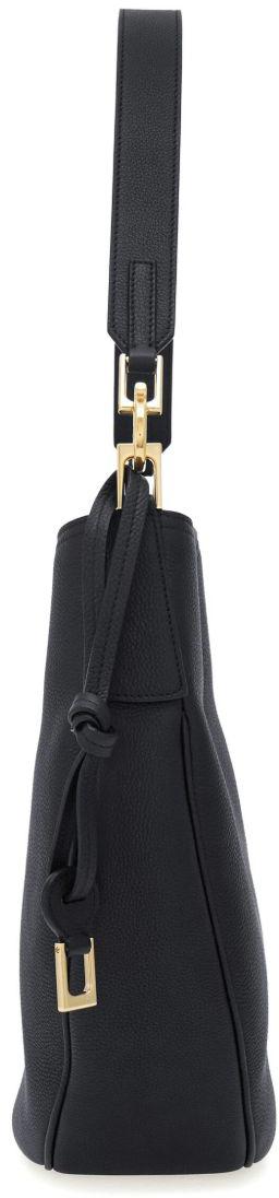 26FW 살바토레 페라가모 미디엄 호보백 21A170785028003 BLACK - SALVATORE FERRAGAMO