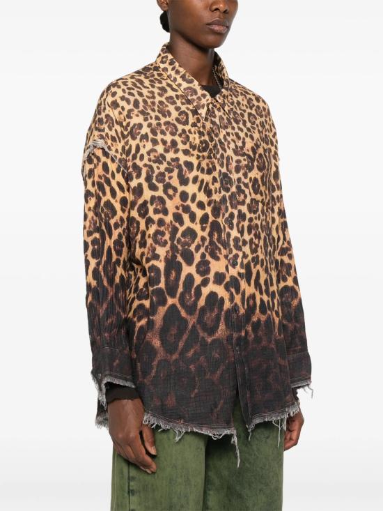 26FW 알13 블라우스 R13WR075 R920B Leopard - R13