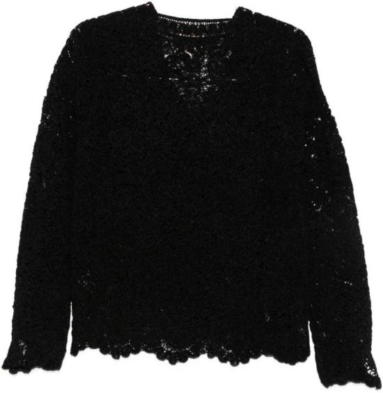 26FW 세미쿠튀르 니트웨어 S6WC81Y690 BLACK - SEMI-COUTURE