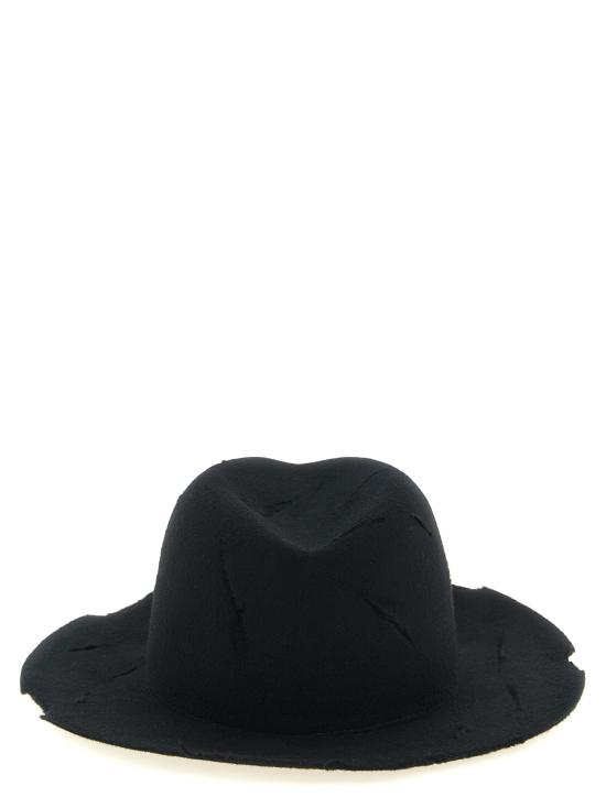 26FW 요지 야마모토 모자 컷아웃  블랙 - YOHJI YAMAMOTO
