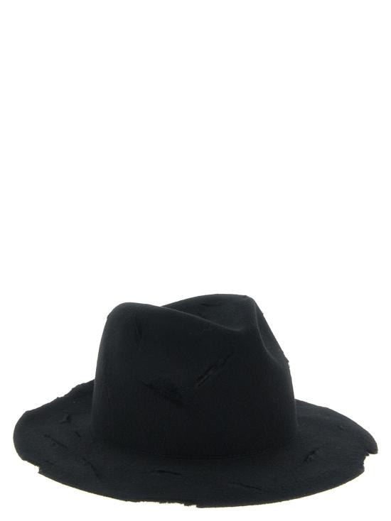 26FW 요지 야마모토 모자 컷아웃  블랙 - YOHJI YAMAMOTO
