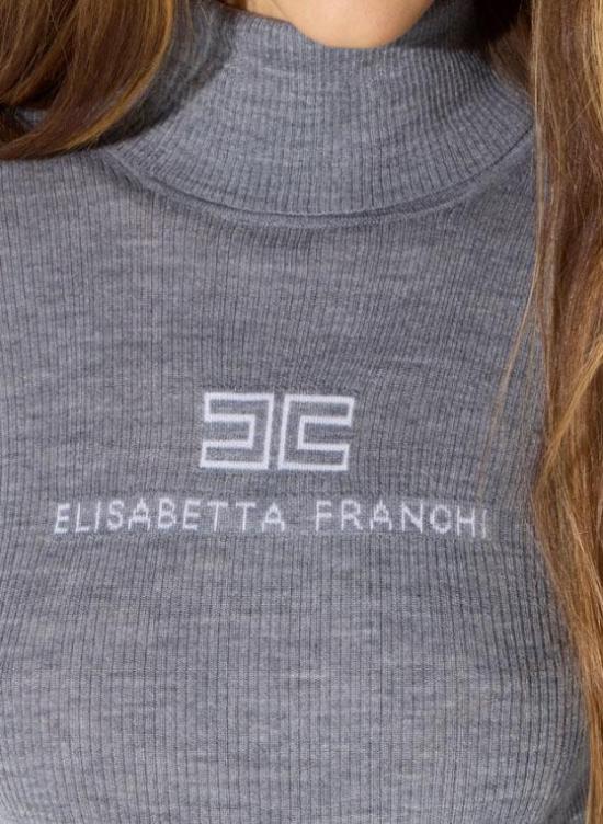 26FW 엘리자베타프랜치 니트웨어 1650666 GREY - ELISABETTA FRANCHI