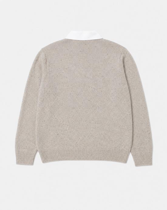 26FW 에드몬드 스튜디오 폴로 티셔츠 3266007090 PLAIN TAUPE - EDMMOND STUDIOS