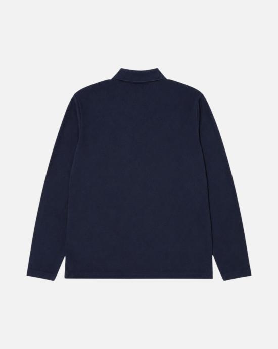 26FW 에드몬드 스튜디오 폴로 티셔츠 3262001590 PLAIN NAVY - EDMMOND STUDIOS