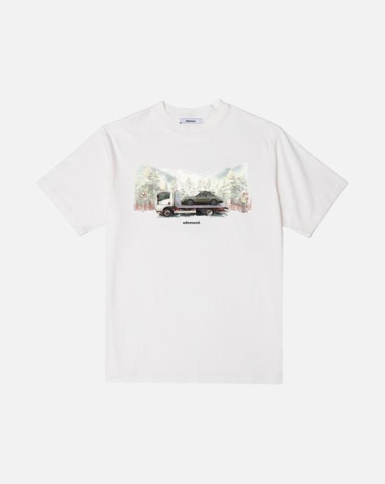 26FW 에드몬드 스튜디오 반팔 티셔츠 3263036010 PLAIN OFF WHITE