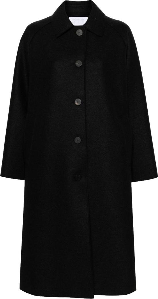 26FW 해리스와프런던 트렌치 코트 AA1424MLK199 BLACK