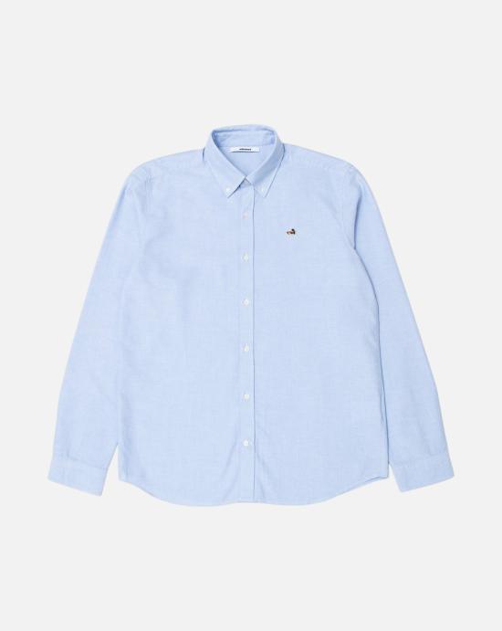  에드몬드 스튜디오 셔츠 3261001500 PLAIN LIGHT BLUE