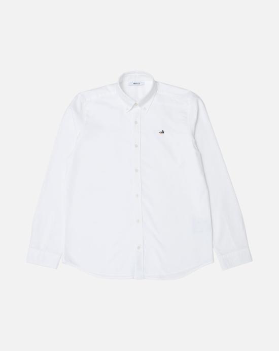  에드몬드 스튜디오 셔츠 3261001000 PLAIN WHITE