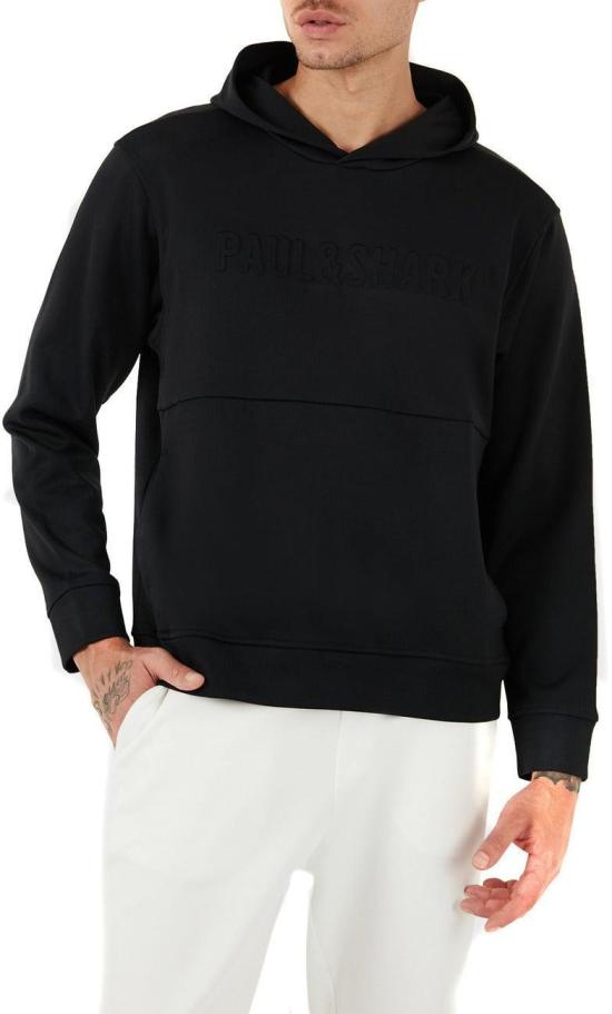 26FW 폴앤샤크 후드 티셔츠 9843878232350 BLACK - PAUL & SHARK