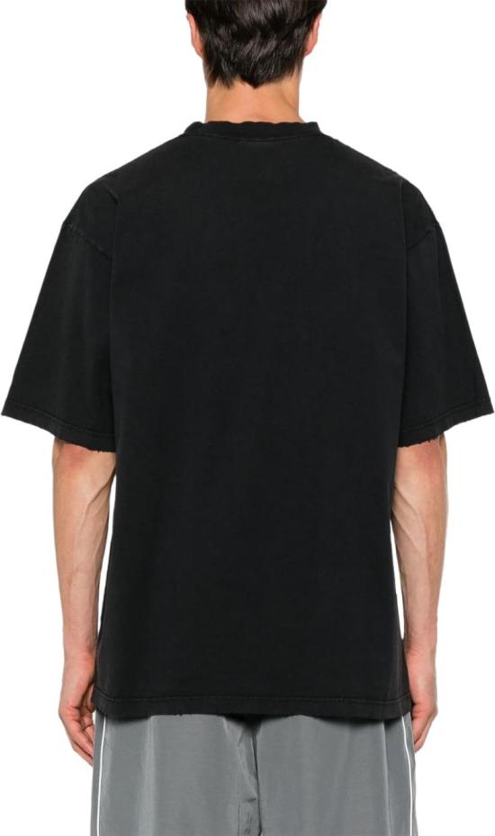 26FW 발렌시아가 디 어드레스 미디엄 핏 티셔츠 764235TUVO61041 BLACK - BALENCIAGA