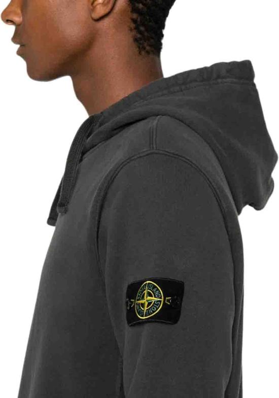 26FW 스톤 아일랜드 오가닉 코튼 플리스 후드 L2S156100048S0A20V0062 DONKERGREY - STONE ISLAND