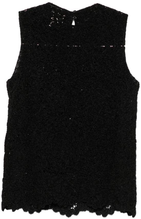 26FW 세미쿠튀르 니트웨어 S6WC79Y690 BLACK - SEMI-COUTURE