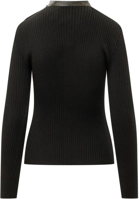 26FW 쿠레쥬 니트웨어 326MPU285FI00019999 BLACK - COURREGES