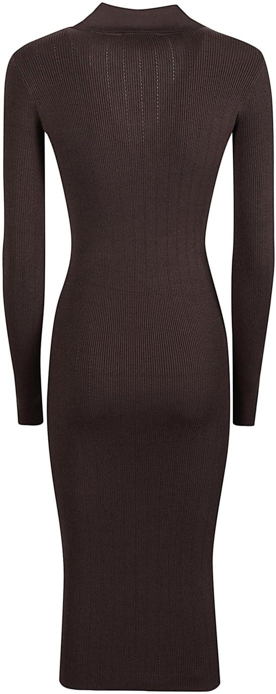 26FW 엘리자베타프랜치 미디 원피스 AM08B66E2 BROWN - ELISABETTA FRANCHI