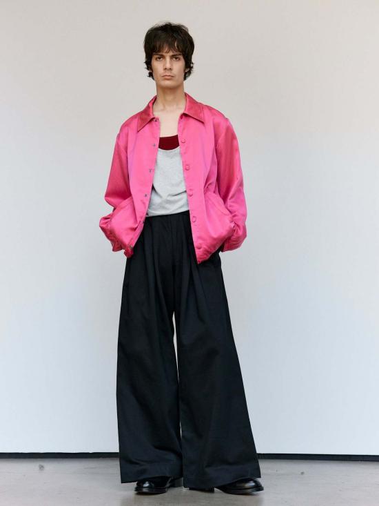  드리스 반 노튼 긴팔 셔츠 Dries Van Noten Vorries 오버다이드 큐프로 재킷 - DRIES VAN NOTEN