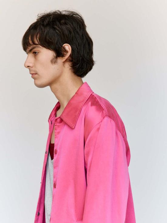  드리스 반 노튼 긴팔 셔츠 Dries Van Noten Vorries 오버다이드 큐프로 재킷 - DRIES VAN NOTEN