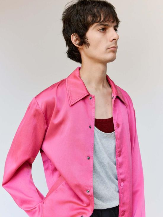  드리스 반 노튼 긴팔 셔츠 Dries Van Noten Vorries 오버다이드 큐프로 재킷 - DRIES VAN NOTEN