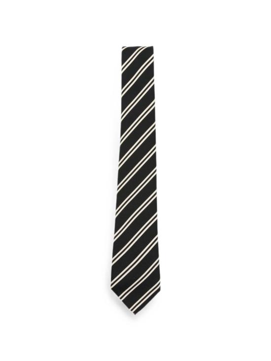 26FW 생로랑 넥타이 A005NE3YR62 1078 Black ivory