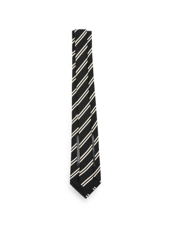 26FW 생로랑 넥타이 A005NE3YR62 1078 Black ivory - SAINT LAURENT