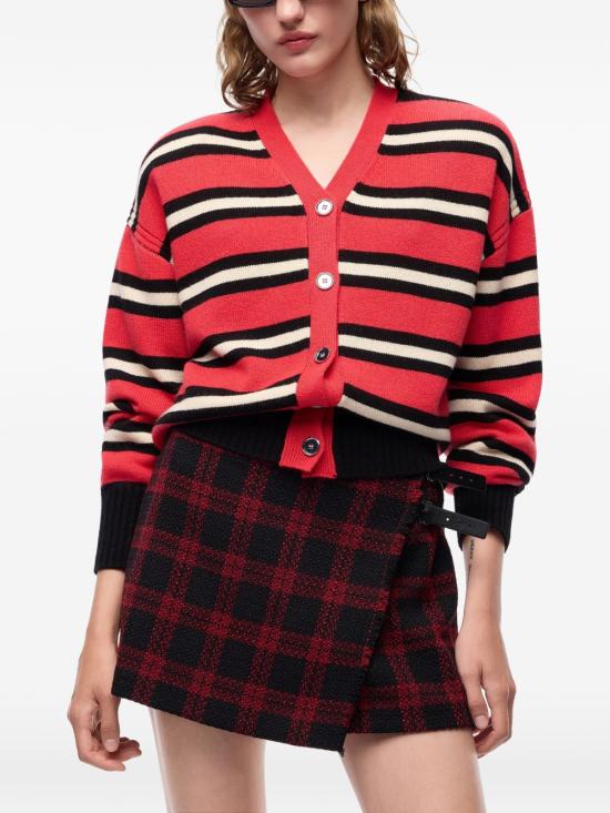 26FW 핑코 가디건 107212VIENNA A3G1RZ9 Rosso nero - PINKO