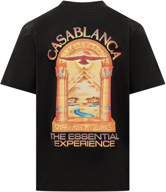 26FW 카사블랑카 탑 MAW26JTS00113 BLACK - CASABLANCA