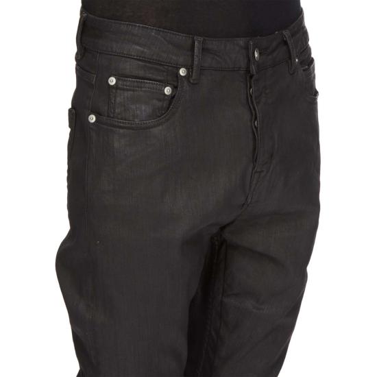 26FW 릭 오웬스 팬츠 디트로이트 컷  블랙 왁스 - RICK OWENS