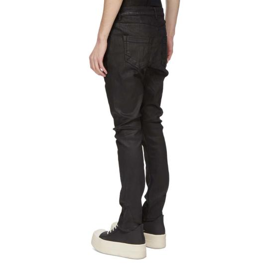 26FW 릭 오웬스 팬츠 디트로이트 컷  블랙 왁스 - RICK OWENS