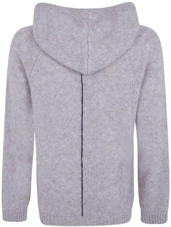 26FW 조르지오 아르마니 후드 티셔츠 GM004426AF30079M1021 LICHTGREY - GIORGIO ARMANI