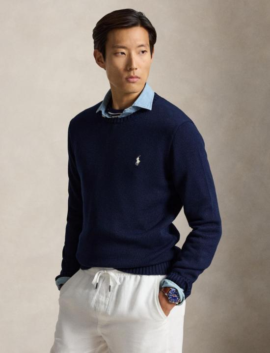 26FW 폴로 랄프로렌 스웨터 710810846 503 HUNTER NAVY W C8135 PP - POLO RALPH LAUREN
