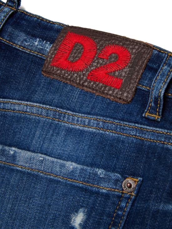 26FW [키즈] 디스퀘어드2 진 DQ3083D0AHX DQ01 Blu - DSQUARED2