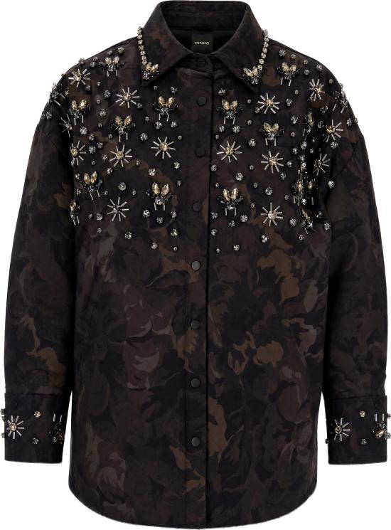 26FW 핑코 코트 107916A3LYSD3 BLACK