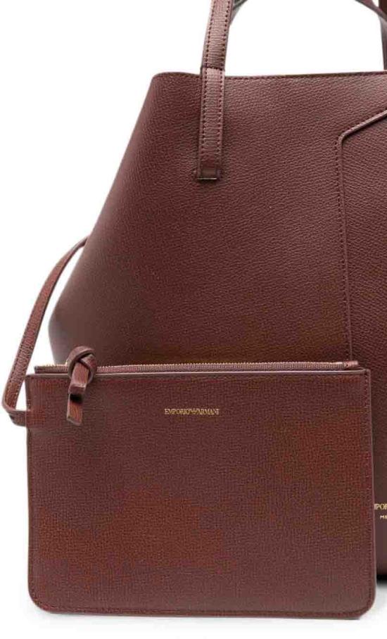26FW 엠포리오 아르마니 토트백 EW005668AF29459U6017 BROWN - EMPORIO ARMANI