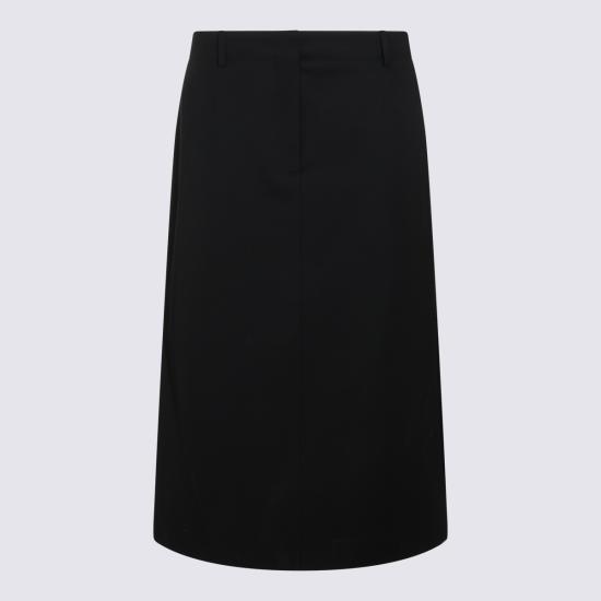 26FW 펜디 미디 스커트 FQ7767 B1H8F0QA1 NERO