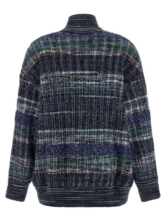 26FW 미소니 가디건 DS26WM05BC006IS91SX Blue - MISSONI