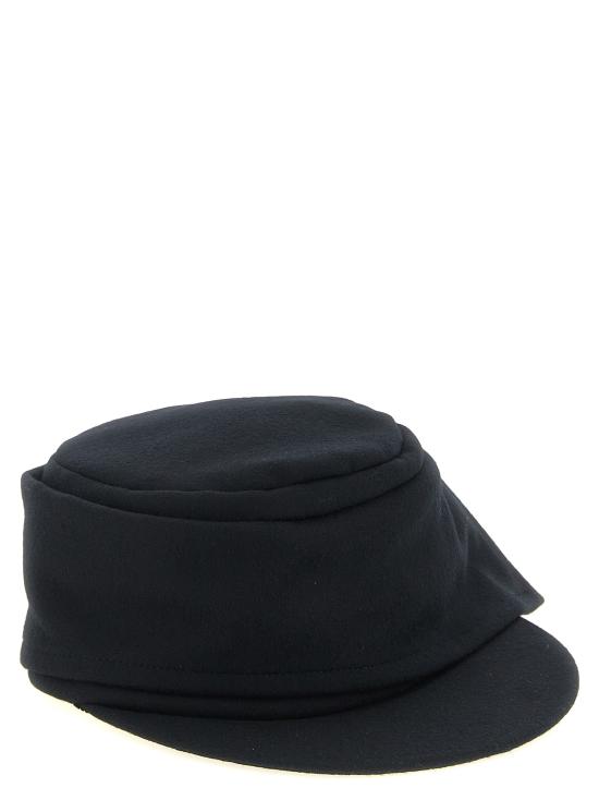 26FW 요지 야마모토 모자 HWH061645 Black - YOHJI YAMAMOTO