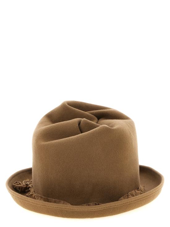 26FW 요지 야마모토 모자 HWH021611 Beige - YOHJI YAMAMOTO