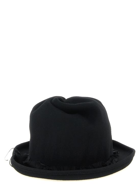 26FW 요지 야마모토 모자 HWH021613 Black - YOHJI YAMAMOTO